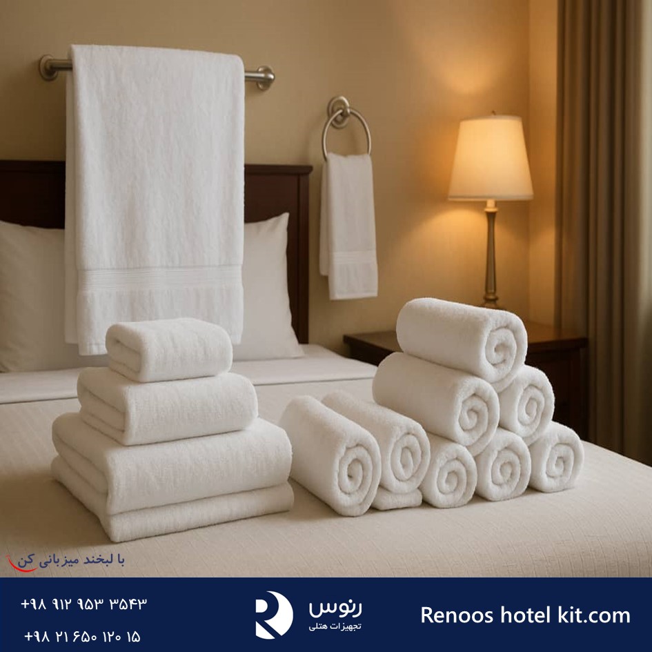 حوله دست و صورت هتلی