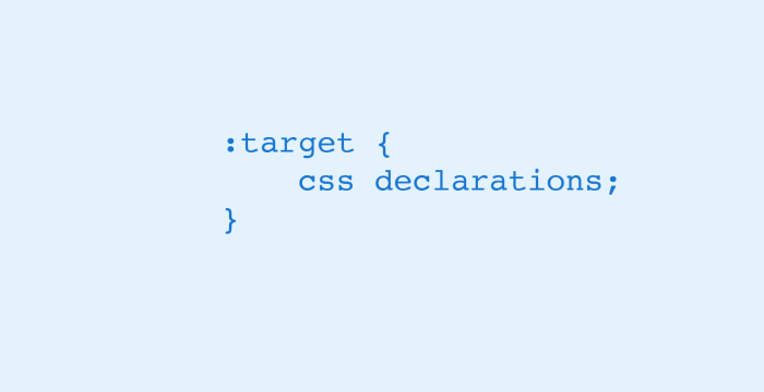 کاربردهای انتخاب‌گر target در CSS