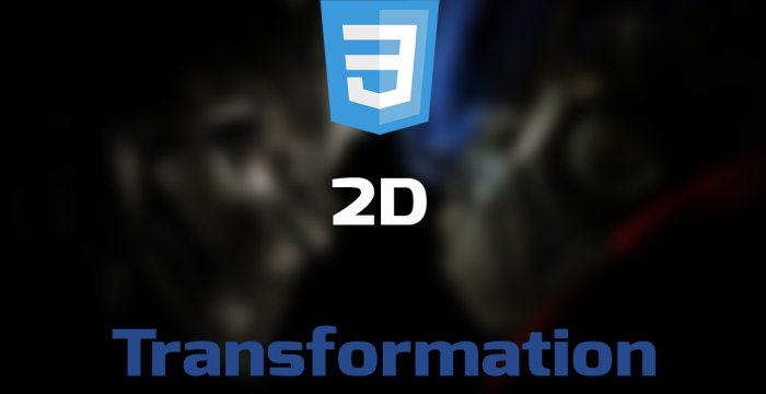 Transformهای دو بعدی در CSS3